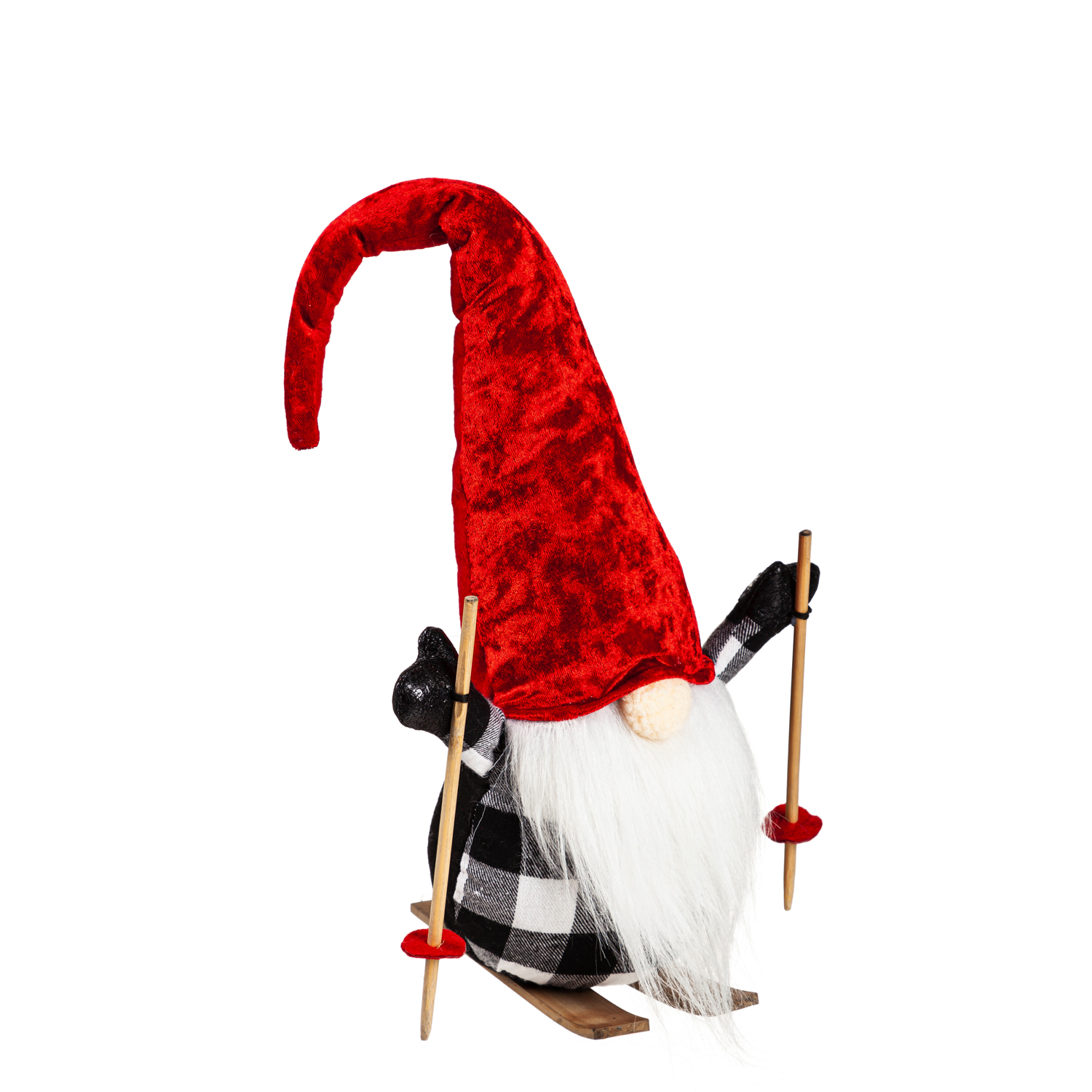 Gnome - Plush Skiing Red Hat